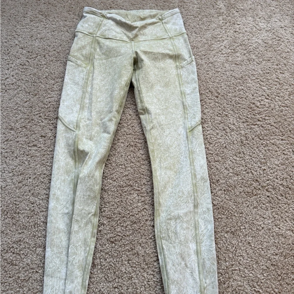 Lululemon Athletica Light Green Leggings